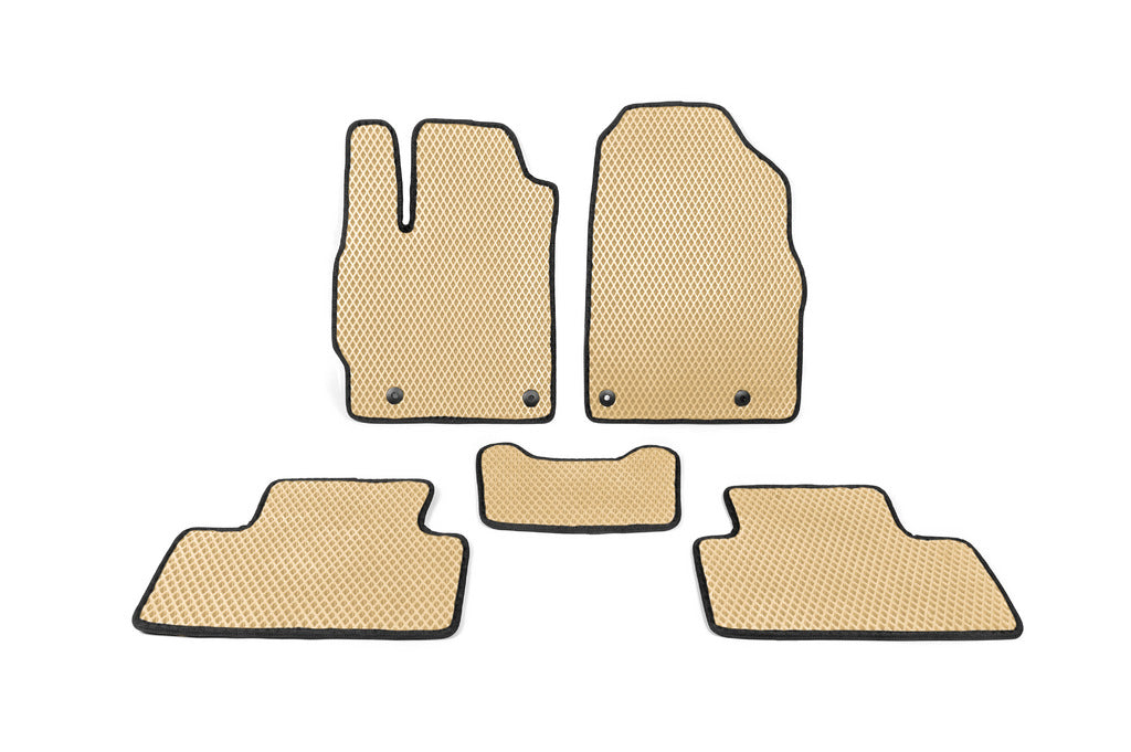 EVA Floor Mats (Petrol, Beige) for Mazda CX-7 2006-2012 - image 1