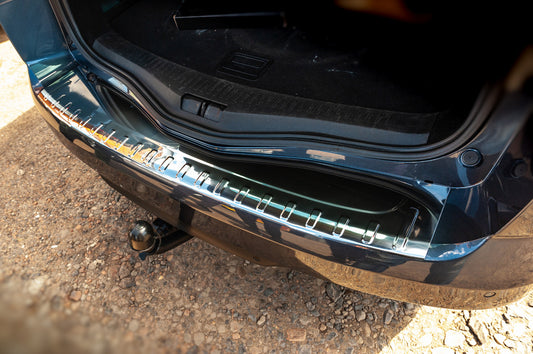 Rear bumper protector Carmos (SW, stainless steel) for Renault Megane IV 2016-2025 - image 2