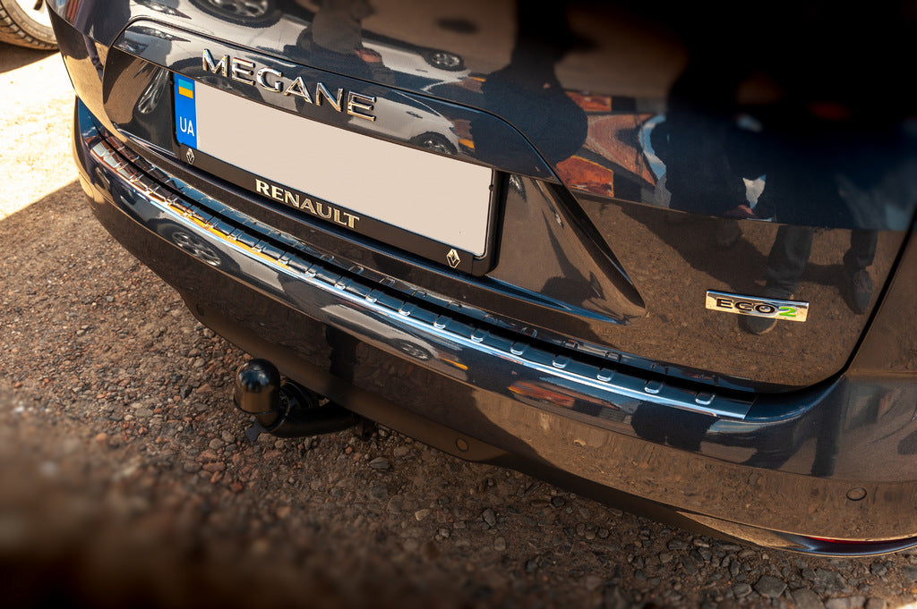 Rear bumper protector Carmos (SW, stainless steel) for Renault Megane IV 2016-2025 - image 4