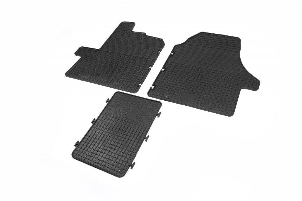 Rubber mats (2 pieces, Polytep) for Citroen Jumper 2007-2025 - Reelken Auto