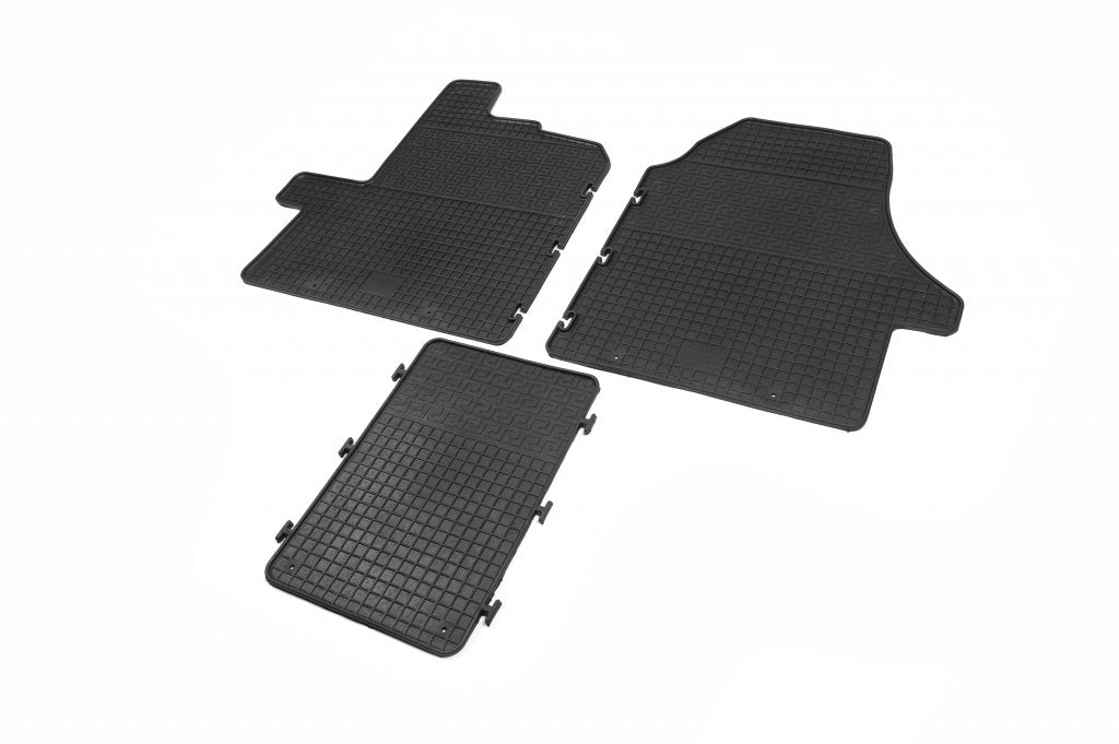 Rubber Floor Mats (2 pcs, Polytep) for Citroen Jumper 2007-2025 - image 1