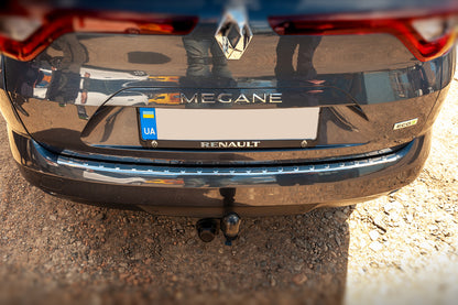 Rear bumper protector Carmos (SW, stainless steel) for Renault Megane IV 2016-2025 - image 5