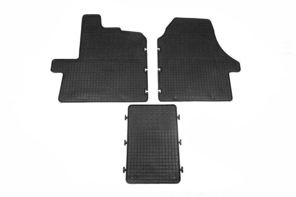 Rubber mats (2 pieces, Polytep) for Citroen Jumper 2007-2025 - Reelken Auto
