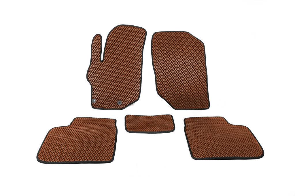 EVA mats (brown) for Citroen C-Elysee - Reelken Auto