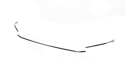 Lining on the front bumper (2015-2018, 3 PCs, stainless steel) for Volkswagen Passat B8 2015-2023 - image 10