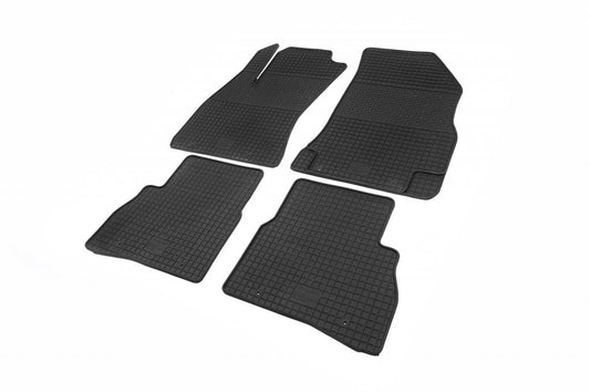 Rubber Floor Mats (4 pcs, Polytep) for Fiat Doblo II 2010-2022 - image 1