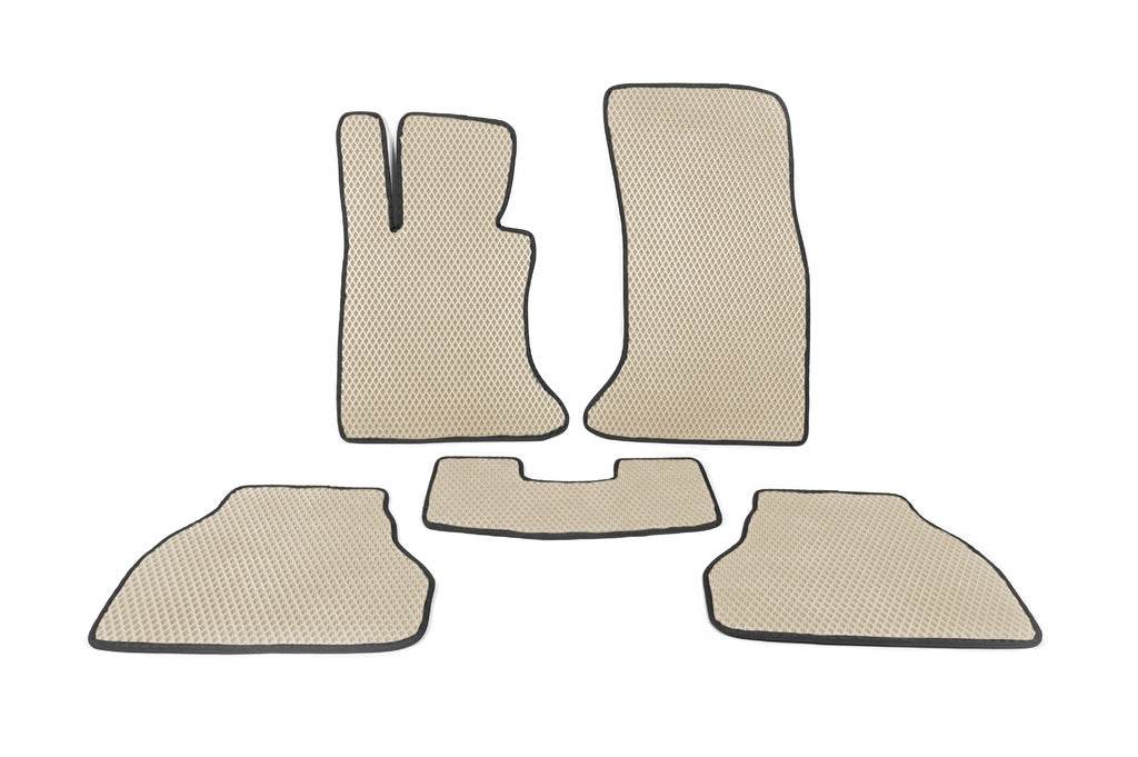 EVA mats (beige) for BMW 5 series E-60/61 2003-2010 - Reelken Auto