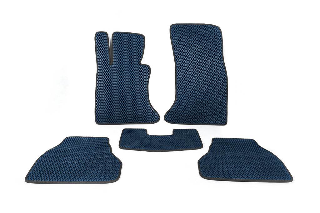 EVA mats (blue) for BMW 5 series E-60/61 2003-2010 - Reelken Auto