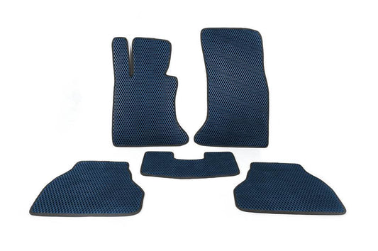 EVA mats (blue) for BMW 5 series E-60/61 2003-2010 - Reelken Auto