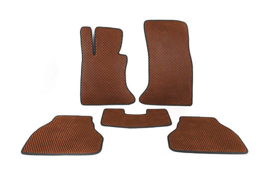 EVA mats (brown) for BMW 5 series E-60/61 2003-2010 - Reelken Auto