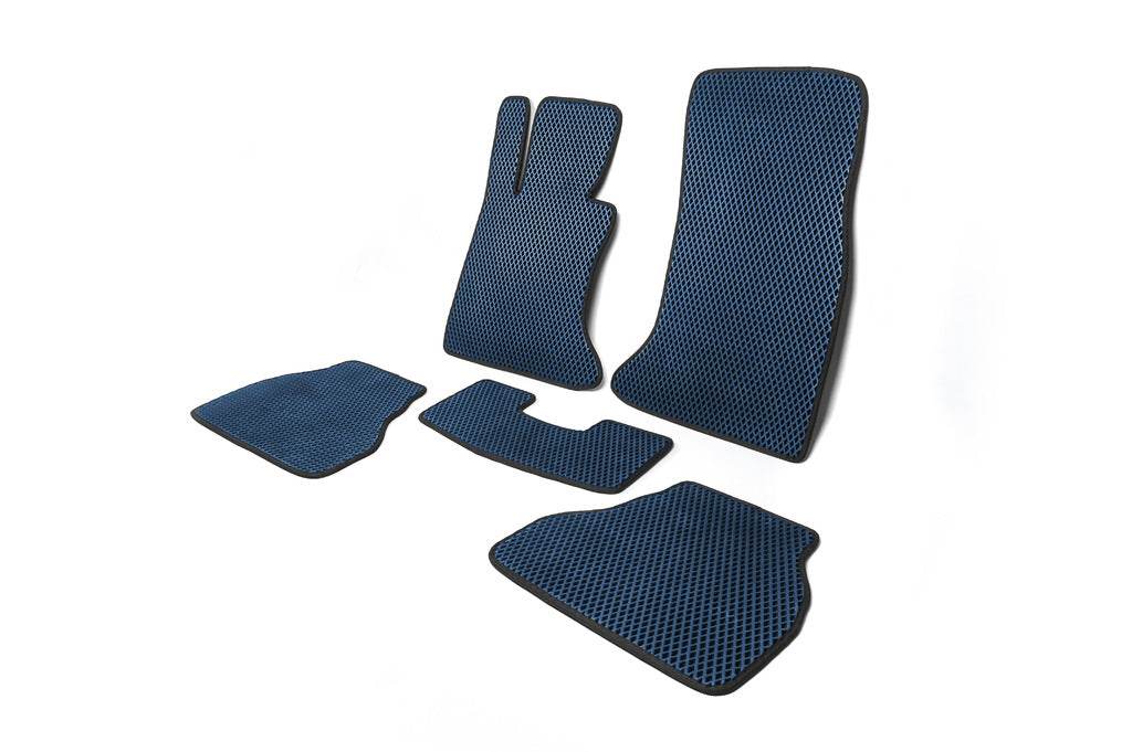 EVA mats (blue) for BMW 5 series E-60/61 2003-2010 - Reelken Auto