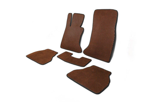 EVA mats (brown) for BMW 5 series E-60/61 2003-2010 - Reelken Auto
