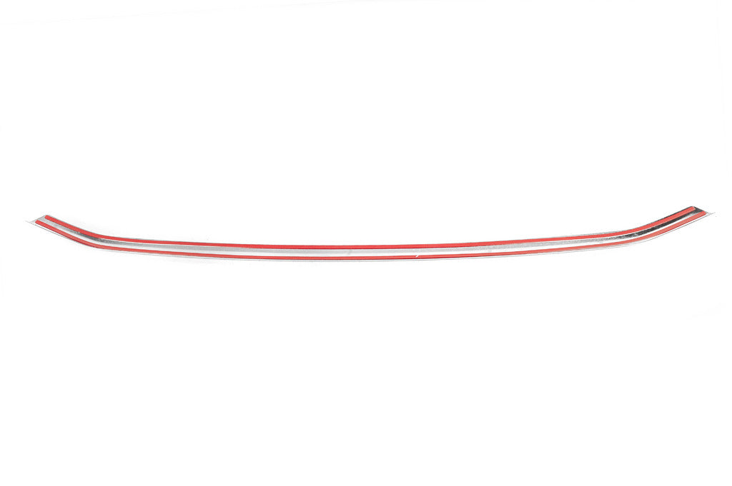 Front bumper protector trim (1 pc, stainless steel) for Ford Courier 2023- - image 4