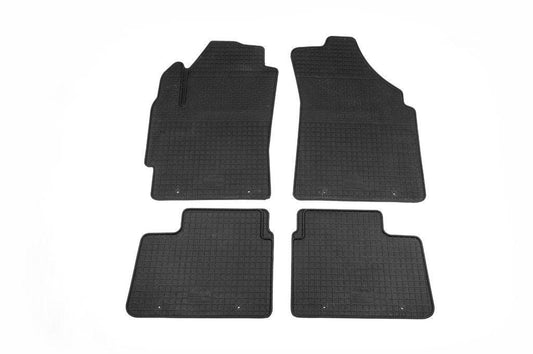 Rubber mats (4 pieces, Polytep) for Chery QQ - Reelken Auto