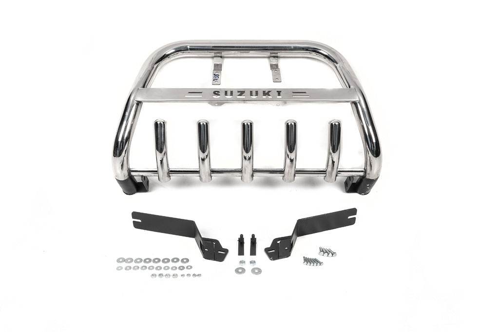 The WT004 bumper guard (stainless) for Suzuki Grand Vitara 2005-2017 - Reelken Auto
