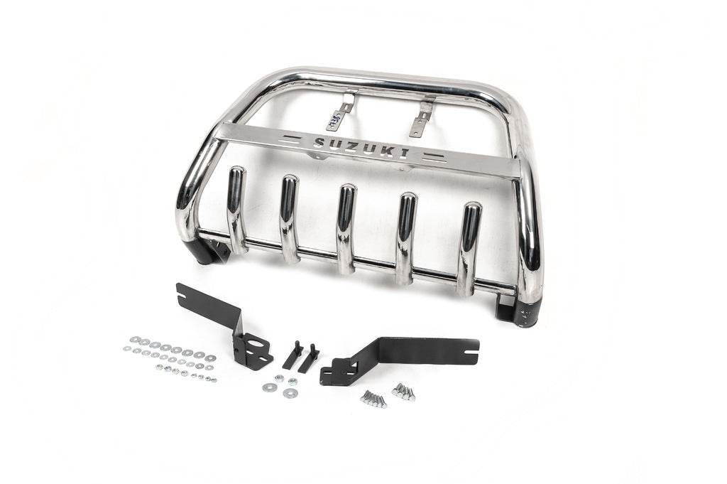 The WT004 bumper guard (stainless) for Suzuki Grand Vitara 2005-2017 - Reelken Auto
