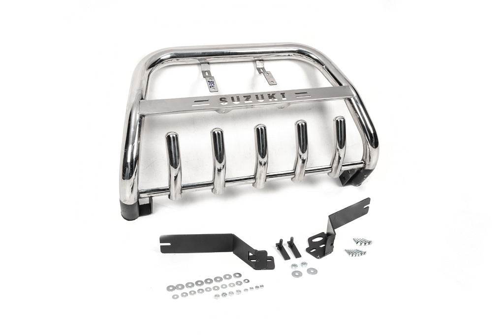 The WT004 bumper guard (stainless) for Suzuki Grand Vitara 2005-2017 - Reelken Auto