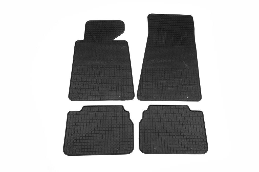 Rubber mats (4 pcs, Polytep) for BMW 5 series E-34 1988-1995 - Reelken Auto