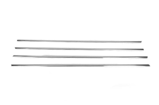 Glass edging (stainless) for BMW 3 series F-30/31/34 2012-2019 - Reelken Auto