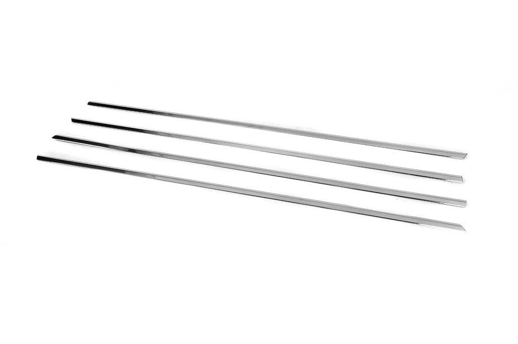 Glass edging (stainless) for BMW 3 series F-30/31/34 2012-2019 - Reelken Auto