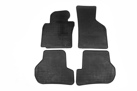 Rubber mats (4 pieces, Polytep) for Skoda Octavia II A5 2010-2013 - Reelken Auto