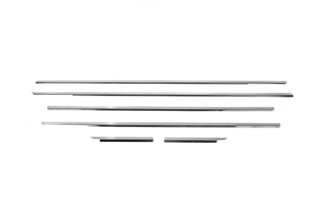Lower glass moldings (stainless) for Audi A3 2003-2012 - Reelken Auto