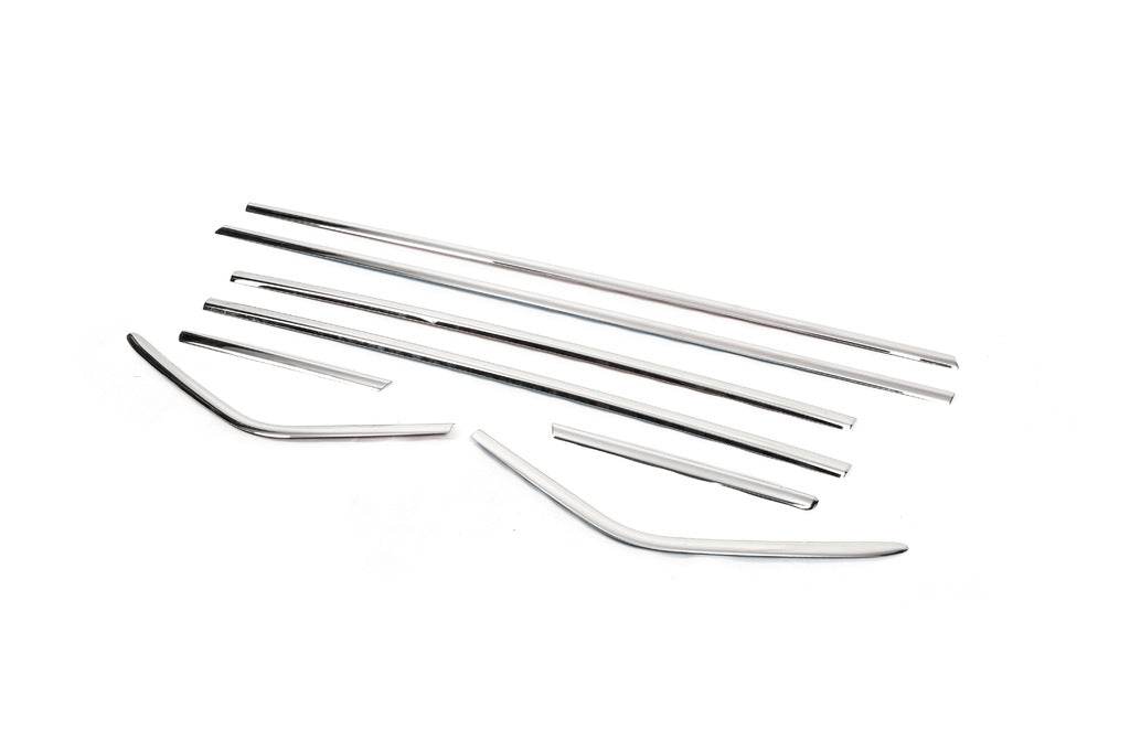 Glass edging (8 pcs, stainless steel) for Ford C-Max/Grand C-Max 2010-2019 - Reelken Auto