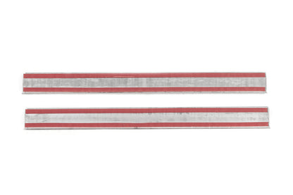 Carmos threshold pads (2 pcs, stainless steel) for Chrysler Voyager 2008-2016 - image 3