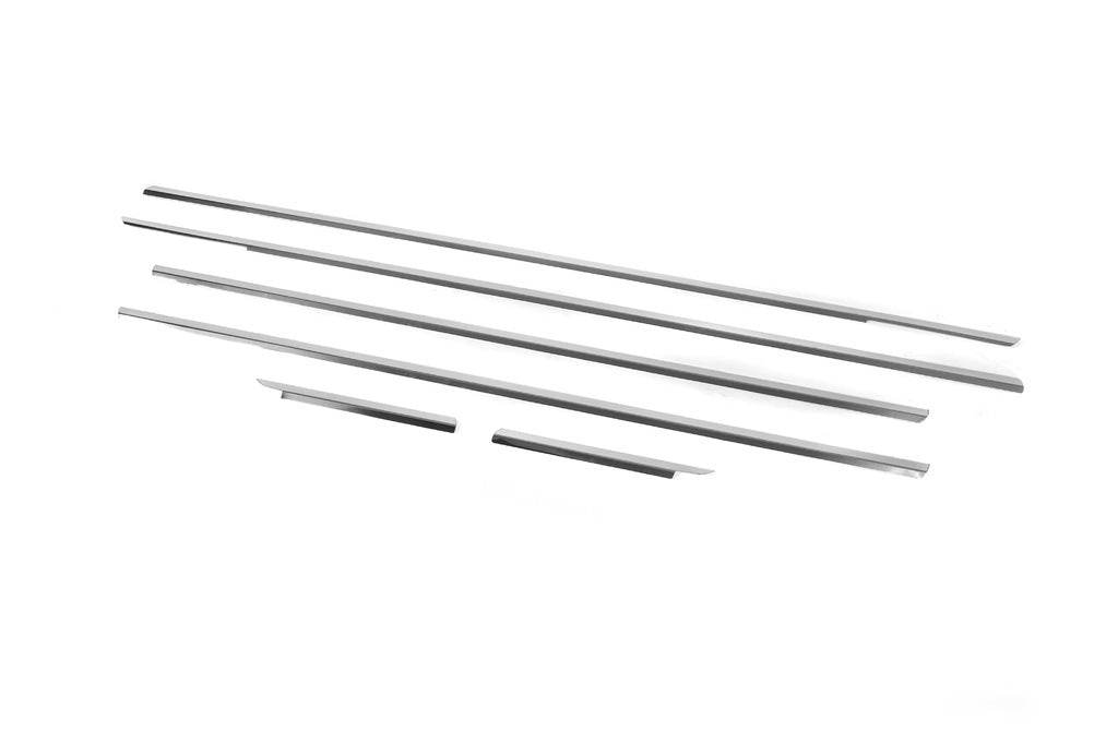 Lower glass moldings (stainless) for Audi A3 2003-2012 - Reelken Auto