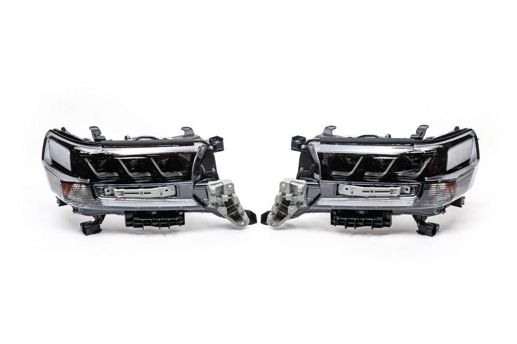 Front lights 2016+ (LX-Design) for Toyota Land Cruiser 200 - Reelken Auto