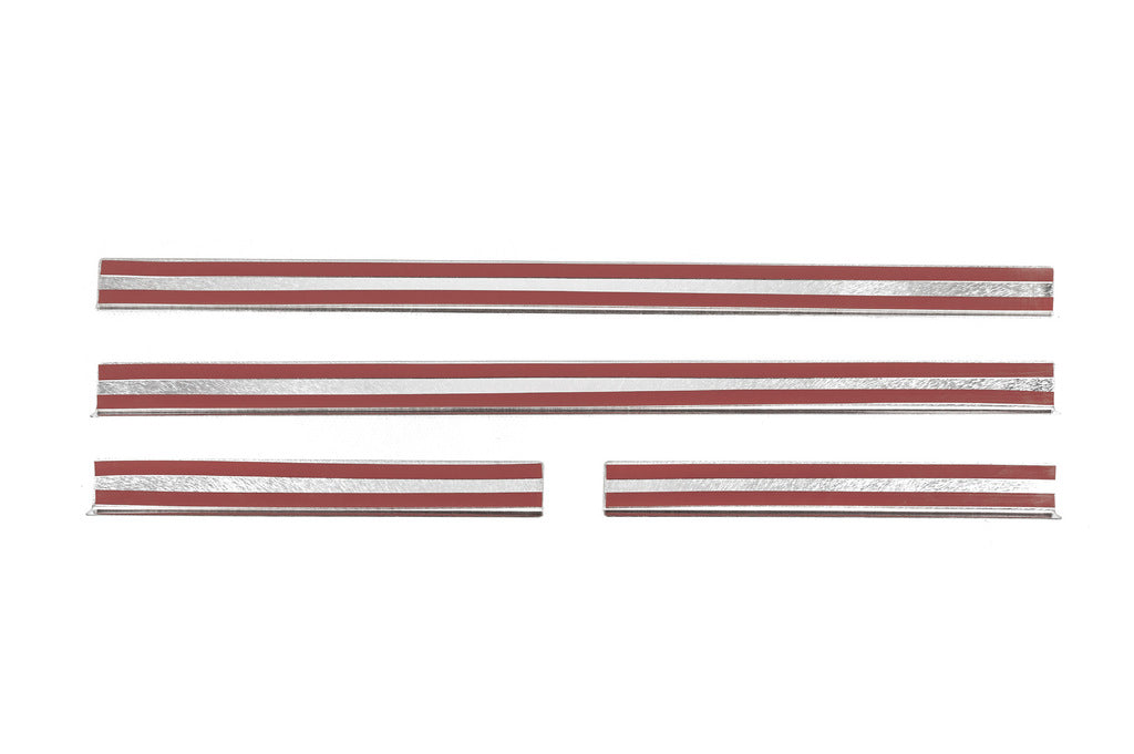 Carmos Door Sill Protectors (4 pcs, Stainless Steel) for Citroen Cactus 2014-2020 - image 3