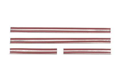 Carmos Door Sill Protectors (4 pcs, Stainless Steel) for Citroen Cactus 2014-2020 - image 3