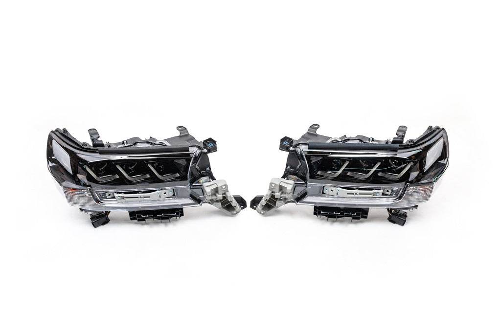 Front lights 2016+ (LX-Design) for Toyota Land Cruiser 200 - Reelken Auto