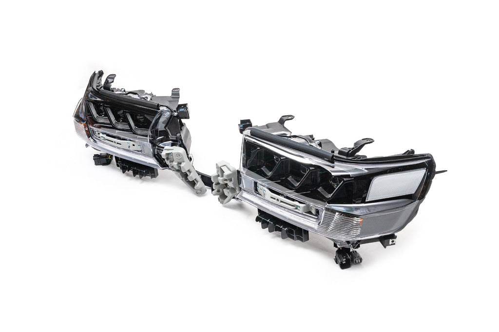 Front lights 2016+ (LX-Design) for Toyota Land Cruiser 200 - Reelken Auto