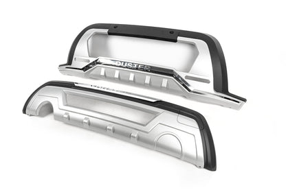 Front and rear bumper extensions (2 pcs) for Renault Duster 2018-2024 - image 4