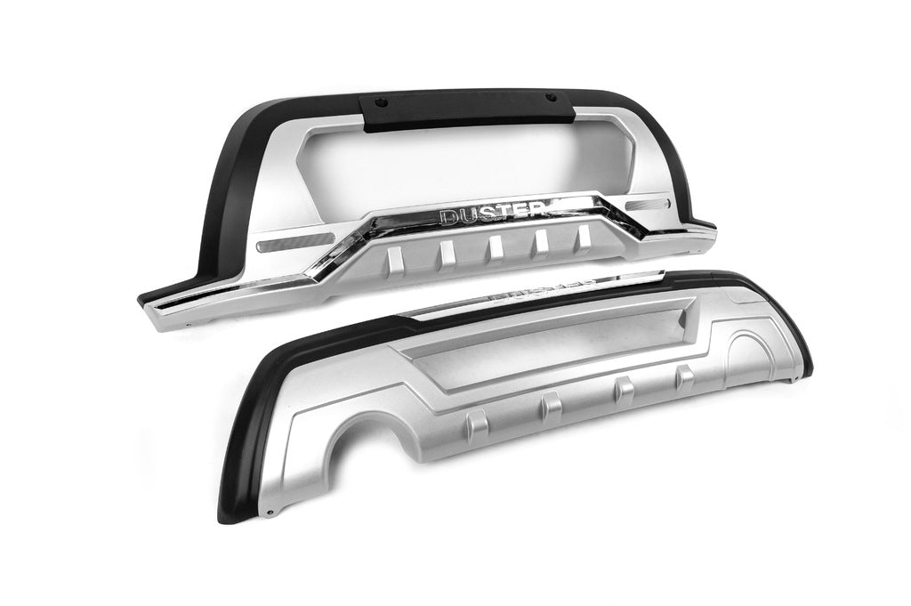 Front and rear bumper extensions (2 pcs) for Renault Duster 2018-2024 - image 5