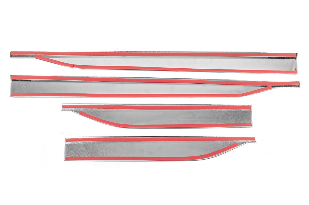 Door molding (4 pcs, stainless steel) for Ford Courier 2023- year - image 3