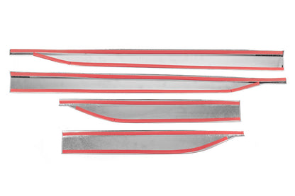 Door molding (4 pcs, stainless steel) for Ford Courier 2023- year - image 3