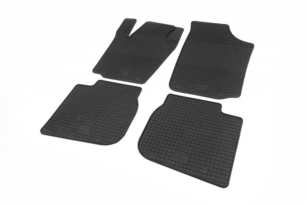 Rubber Floor Mats (4 pcs, Polytep) for Skoda Rapid 2012-2019 - image 1