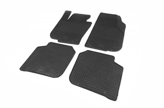 Rubber mats (4 pieces, Polytep) for Skoda Superb 2009-2015 - Reelken Auto