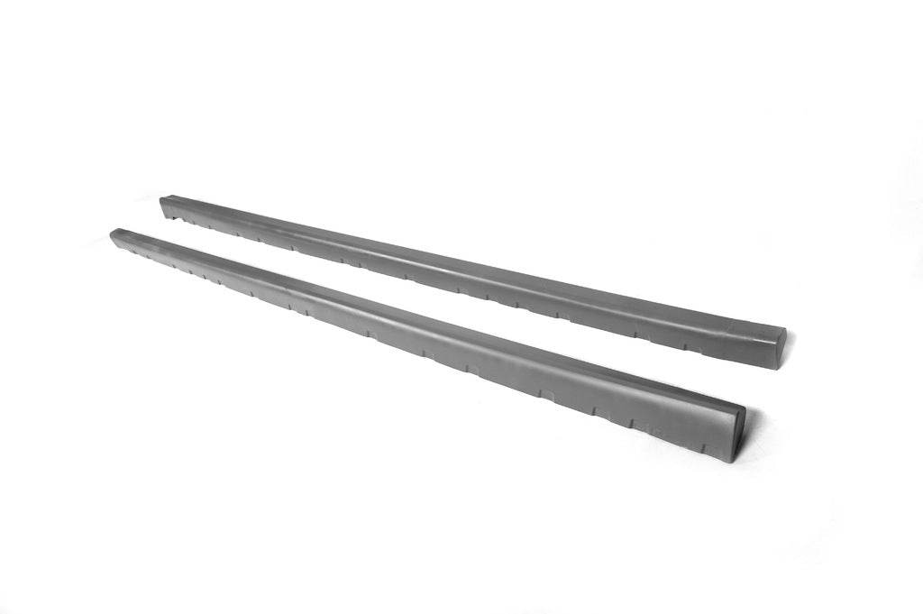 Side plastic sills (short base, 2 pcs, for painting) for Renault Trafic 2001-2015 - Reelken Auto