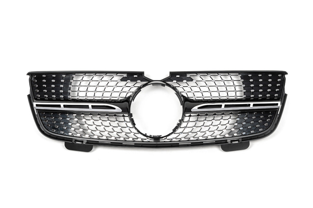 Front Grille Diamond for Mercedes GL сlass X164 2006-2012 - image 1