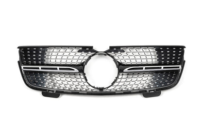 Front Grille Diamond for Mercedes GL сlass X164 2006-2012 - image 1
