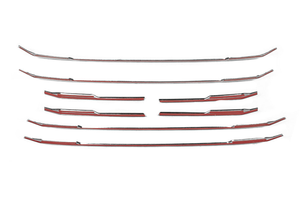 Grid overlays (stainless steel) for Ford Courier 2023- year - image 4