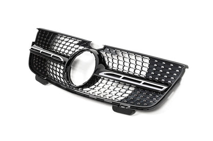 Front Grille Diamond for Mercedes GL сlass X164 2006-2012 - image 3