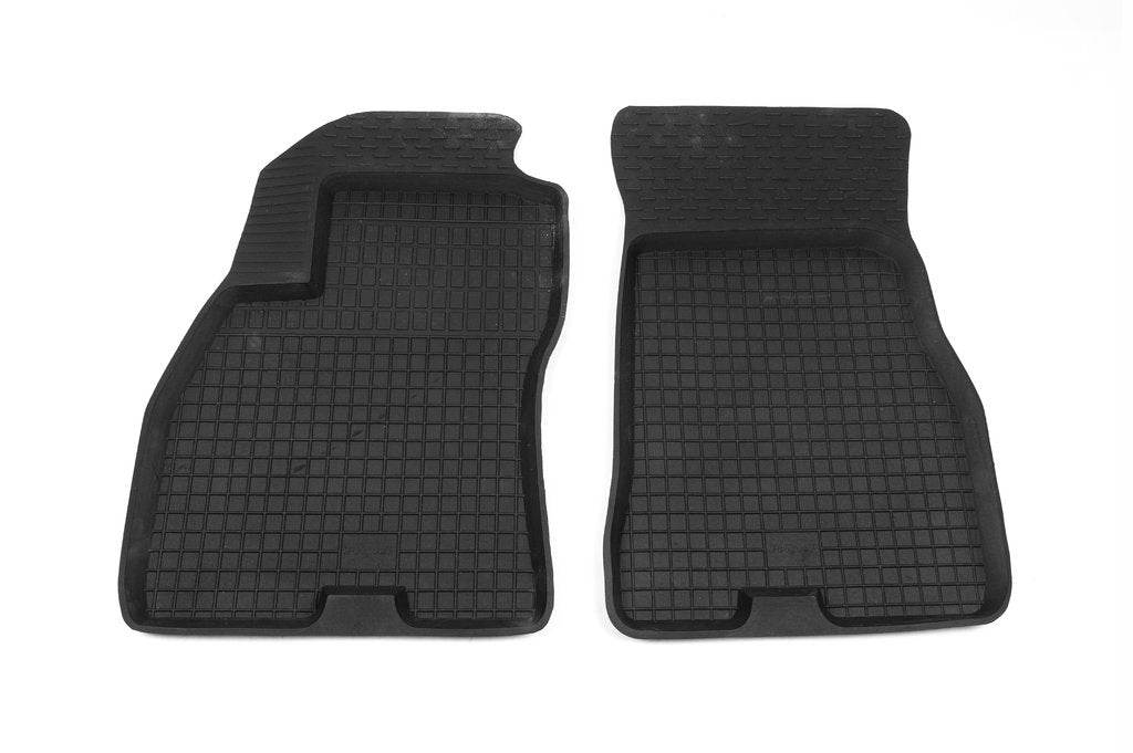 Rubber mats Big Board (2 pcs, Polytep) for Fiat Doblo II 2010-2022 - Reelken Auto