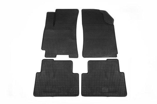 Rubber mats (4 pieces, Polytep) for Daewoo Lanos - Reelken Auto