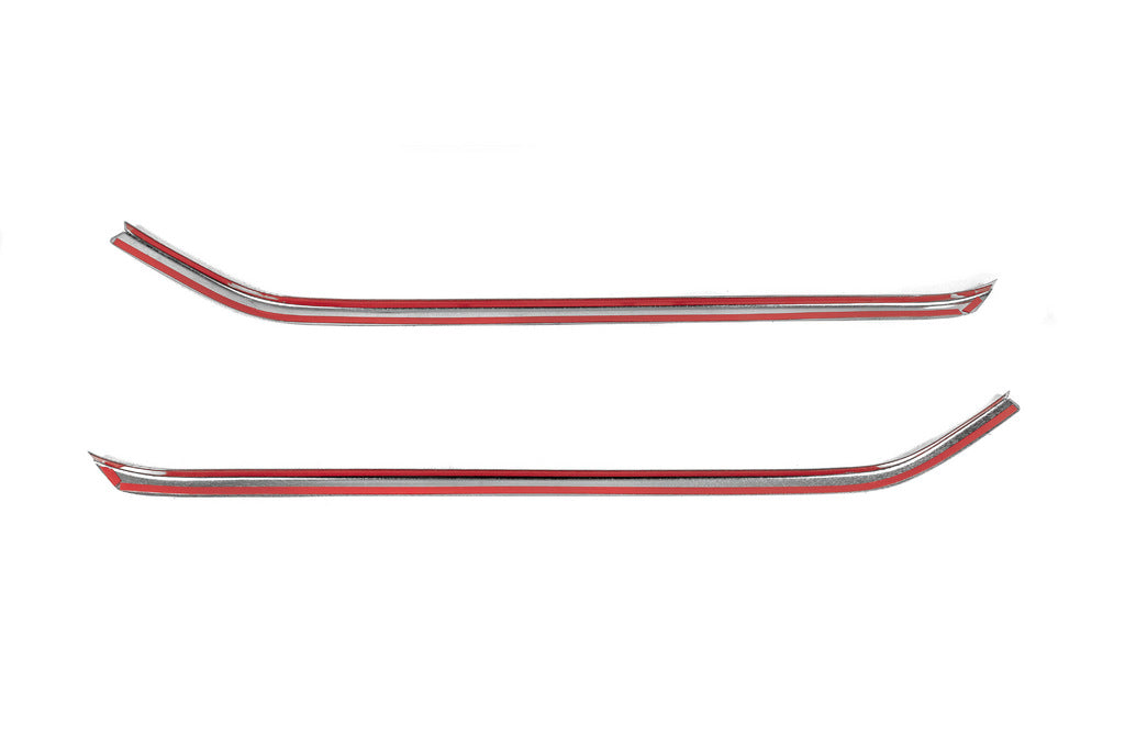 Window edging (2 pcs, stainless steel) for Ford Custom 2023↗ year - image 3