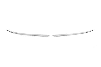 Stainless steel front bumper corner protectors (2 pcs) for Ford Custom 2023- - image 1