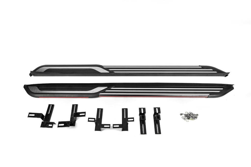 Side steps OEM (2 pieces, aluminum) for Hyundai Tucson NX4 2021↗ - Reelken Auto